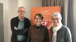 Louis Boillot, Christiane Sonder et Claire Paoletti ©RCF Savoie