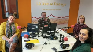 Les trois invitées en studio