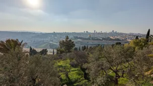 Pour accompagner ses auditeurs durant la Semaine sainte 2023, RCF installe ses studios à Jérusalem ©RCF / Odile Riffaud