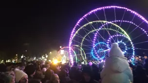 Les Colors Wheels ont fait danser Amboise. ©LR