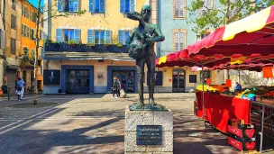 L'homme au mouton de Pablo Picasso, Vallauris - Photo : RCF Nice Côte d'Azur 