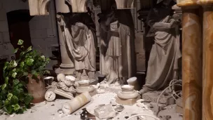 Profanation dans l'église de la Madeleine à Angers Avril 2023 © RCF Anjou