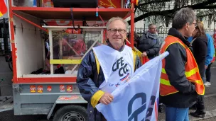 Patrick Laqua, président de la CFE-CGC. ©RCF Haute-Savoie