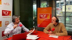 Dominique Blain au studio RCF à Euratechnologie