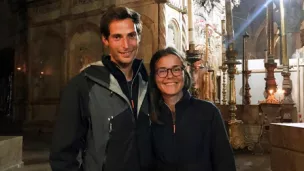 Après leur mariage, Marie et Jean-Baptiste sont partis en pèlerinage en Terre sainte ©Étienne Pépin / RCF