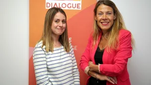 Camille Jean, Directrice Provence du réseau des “Entreprises pour la Cité” et Karine Montourcy, ambassadrice de l’association Force Femmes