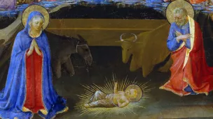 La Nativité (détail) par Zanobi Strozzi ©Wikimédia commons