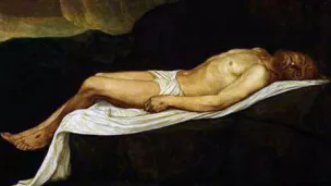 Alphonse Legros, Le Christ mort ©Wikimédia commons