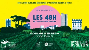 visuel des "48h de l'agriculture urbaine" 2023 - DR