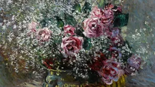 Roses et brouillard (Monet, 1878) ©Artvee