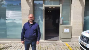 Stéphane Clabaux, conseiller municipal du Puy-en-Velay en charge de la sécurité © Martin Obadia