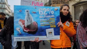 Mobilisation mondiale de la jeunesse pour le climat, Nantes, le 03/03/2023 ©Maylis Rolland / Hans Lucas