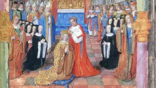 Second couronnement d'Anne de Bretagne en 1504 à Saint-Denis ©Wikimédia commons