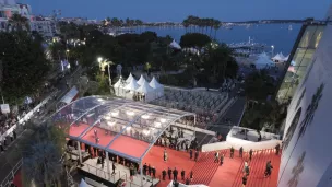 La montée des marches de nuit - Festival de Cannes - Jean-Louis Hupe