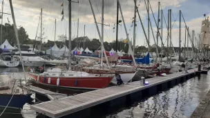 Le port de Vannes lors de la Semaine du Golfe 2023. ©Julie Rolland