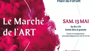 Deuxième marché de l'art à Narbonne, le samedi 13 mai