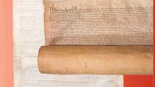 « La Grande Philippine », partage de la justice sur la ville entre le roi de France Philippe le Bel et l’archevêque de Lyon, qui reconnaît la souveraineté du roi - © Archives départementales du Rhône et de la métropole de Lyon
