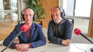 Yvon Bertorello (à gauche), Éric Stoffel - © RCF Lyon