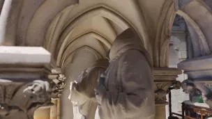 L'heure est à la restauration des statues vandalisées à la basilique sainte-Madeleine d'Angers ©RCF Anjou