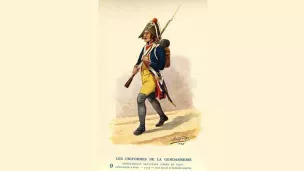 Uniforme en 1791 © Délégation du Patrimoine