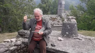 Jacques Rebotier à la Chapelle St Romain à Pratz