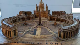 maquette de la Place Saint-Pierre de Rome - © RCF Lyon (Didier Rodriguez)