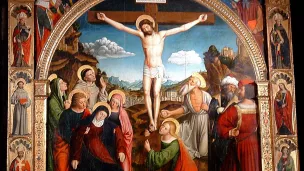 Louis Brea, Crucifixion, Monastère de Cimiez, Nice. - Par MOSSOT — Travail personnel, CC BY-SA 3.0, https://commons.wikimedia.org/w/index.php?curid=20097762