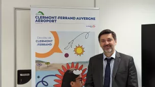 Hervé Bonin, directeur de l'aéroport Clermont Auvergne