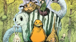 " Sous les palmes d'Odilon ", de Julie Billault et Jean-Charles Baty - éditions Courtes et longues