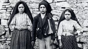 Lucie, Francesco et Jacinthe, les trois voyants de Fatima ©Wikimédia commons