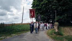 Procession à l'occasion du pardon de Sainte-Anne, le 26/07/2022 ©Herve Chatel / Hans Lucas