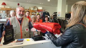 La vestiboutique de la Croix-Rouge Française, 33 rue Emile Rousse à Brest @ Christophe Pluchon, RCF 2023