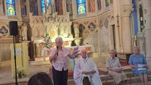 le 9 juin dans l'église de Mecrin 