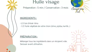 Huile visage