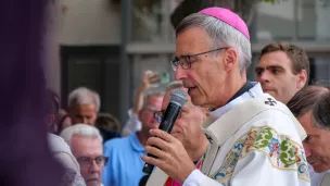 Mgr Olivier de Germay le 8 septembre 2022 lors du Vœu des Échevins - © RCF Lyon (Grégoire Soual-Dubois)