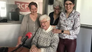 ®RCF Savoie - Bernadette Del Rosario, frère Denis, Carmen Silvestre et Christelle Dupuis