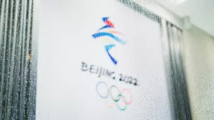 Pancarte des Jeux Olympiques de 2022 à Pékin, en Chine. ©Unsplash