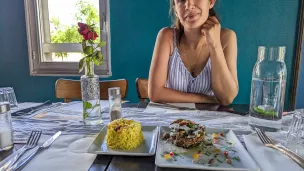 Ruba Khatib, créatrice de La Petite Syrienne et du restaurant Le coin des Amis (site des Grandes Voisines à Francheville) - © RCF Lyon (Didier Rodriguez)