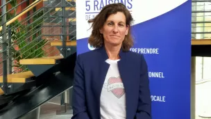 Virginie Beurton - Le Mignon, nouvelle président du Medef Anjou © RCF Anjou