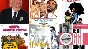 © Wikimedia Commons. Montage RCF. Armando Trovajoli en quelques films célèbres. 