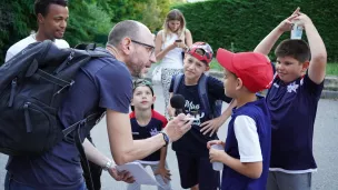 Nicolas Boutry avec les Mini Centaures !