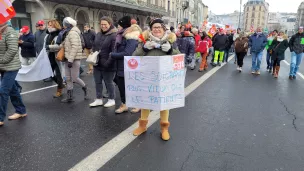 Manifestation de soignants dans les rues du Puy-en-Velay