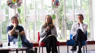 Franck Escoubès, Isabelle Le Mouillour et Jean-Philippe Moinet