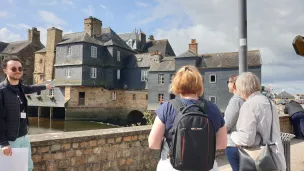 Balade à Landerneau avec Mathieu Landuré et un groupe de touristes @ Christophe Pluchon, RCF 2023