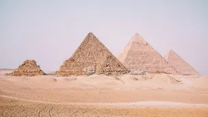 Nécropole de Gizeh, Egypte. ©Unsplash