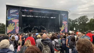 Devant la scène Grall des Vieilles Charrues jeudi soir - © Ronan Le Coz