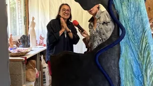 Michèle Charron-Wolff à Béganne. ©RCF Sud Bretagne