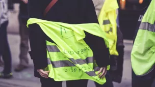 Manifestation de "Gilets jaunes" à Paris, le 20/11/2021. ©Unsplash