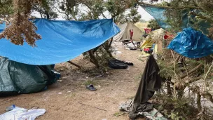 Camp de réfugiés à Calais, en France. 11/2022. ©Unsplash