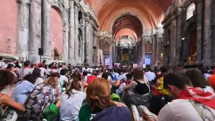 Une des nombreuses catéchèse en diocèse à Lisbonne